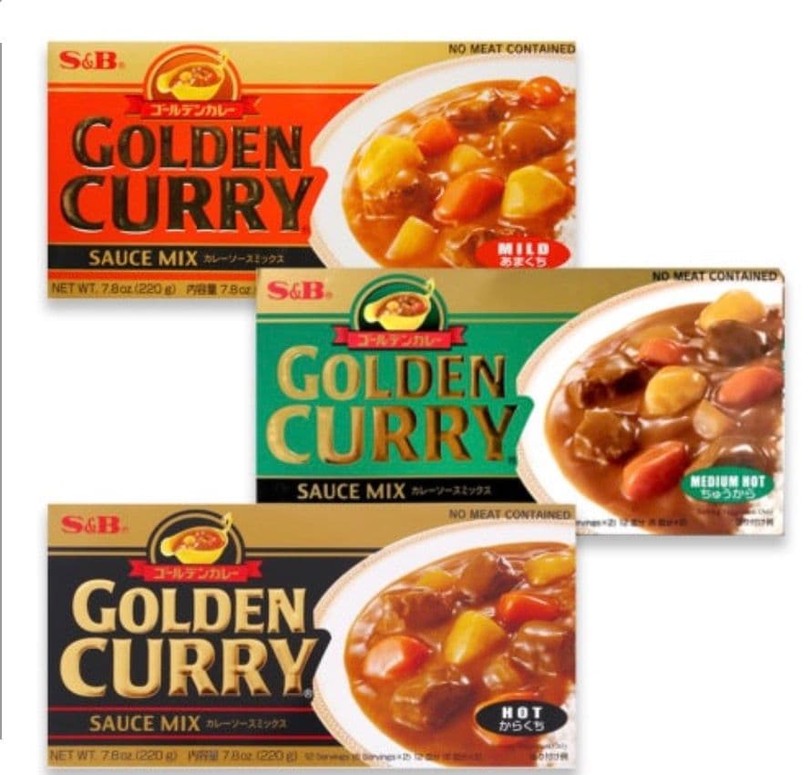Japanese curry roux (S&B Golden Curry) Image