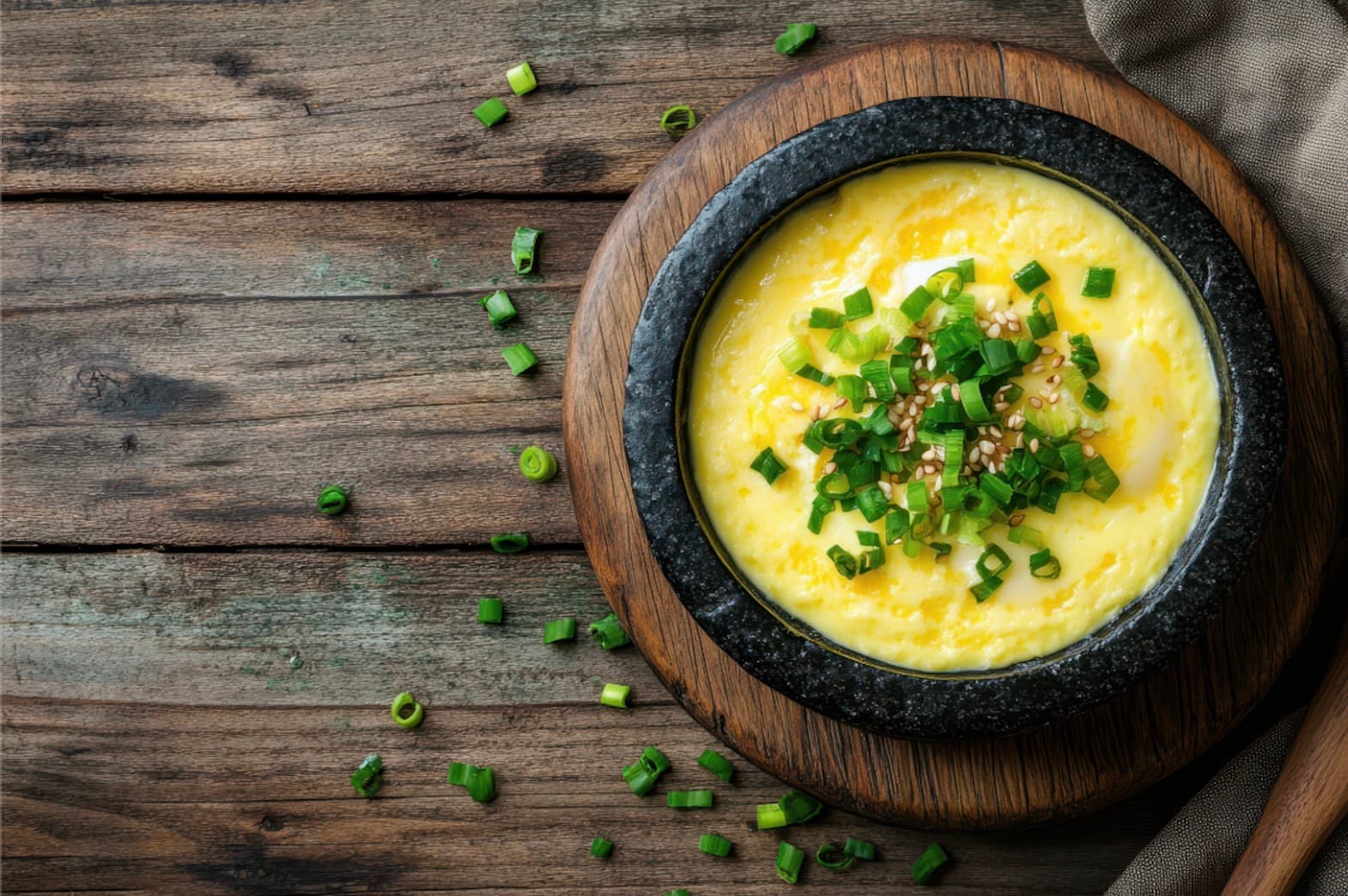 Gyeranjjim (Simple Korean Steamed Eggs, 계란찜)