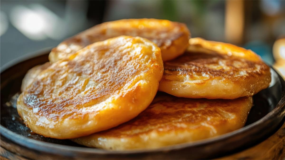 Hotteok (Korean Sweet Pancakes, 호떡) Thumbnail