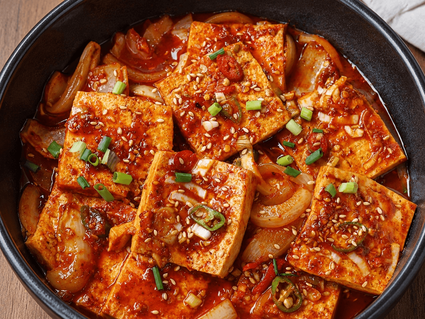 Dubu Jorim (Korean Braised Tofu, 두부조림)
