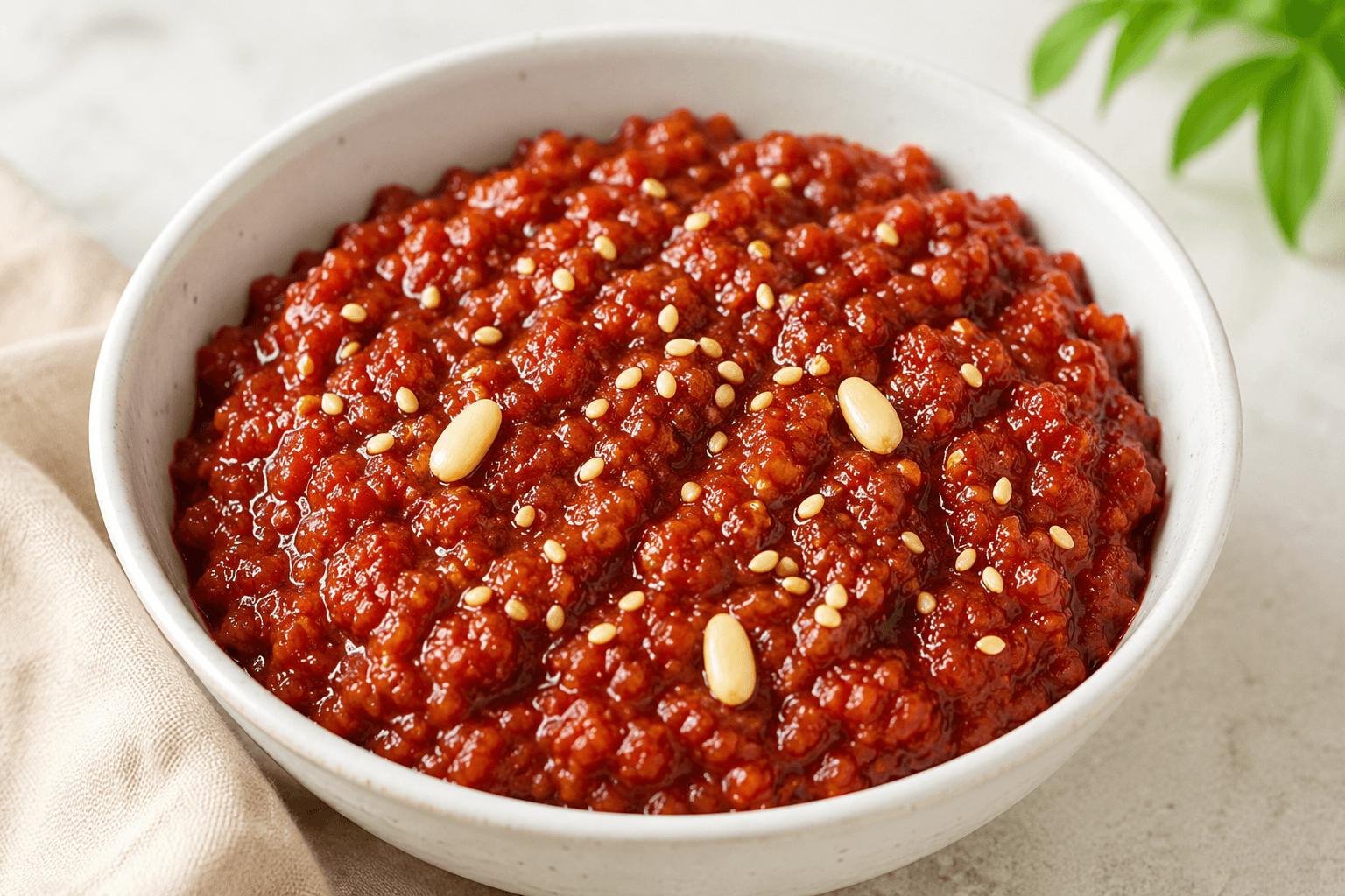 Bokkeum Gochujang (Korean Stir-Fried Gochujang with Beef, 볶음고추장)