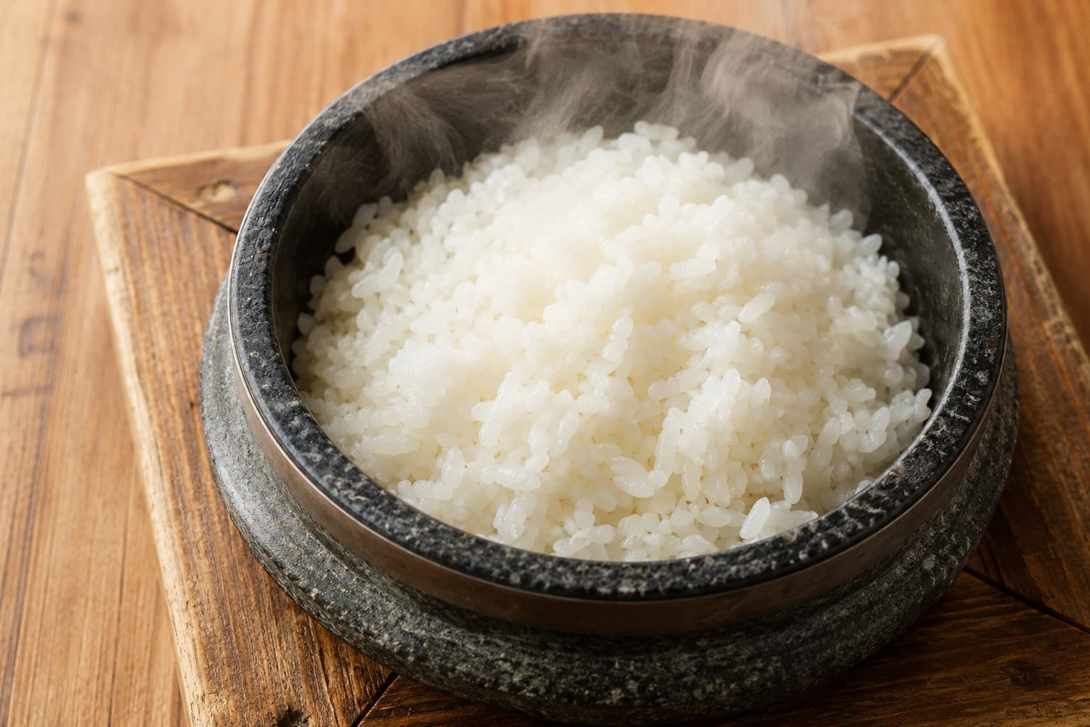 How to Cook Rice (Korean-style Steamed Rice, 밥 짓는 법)